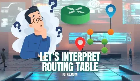 Let’s Interpret the components of Routing table ICTKB-IMG